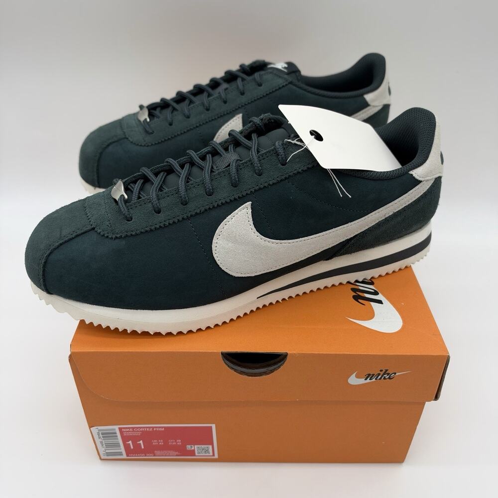 Nike Cortez PRM Seaweed Sail HV4456-300 Men’s Size 11 Green Suede New Box